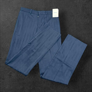 OFF-White C/o Virgil Abloh Shibori Jacq Slim Pant Sierra Leone Navy Blue Size 46